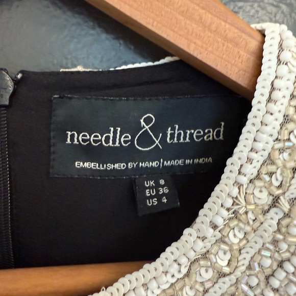 Needle & Thread size 4 mint condition silk beaded dress- sat in a closet. - Picture 2 of 14